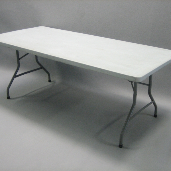 Table rectangle PVC 2m
